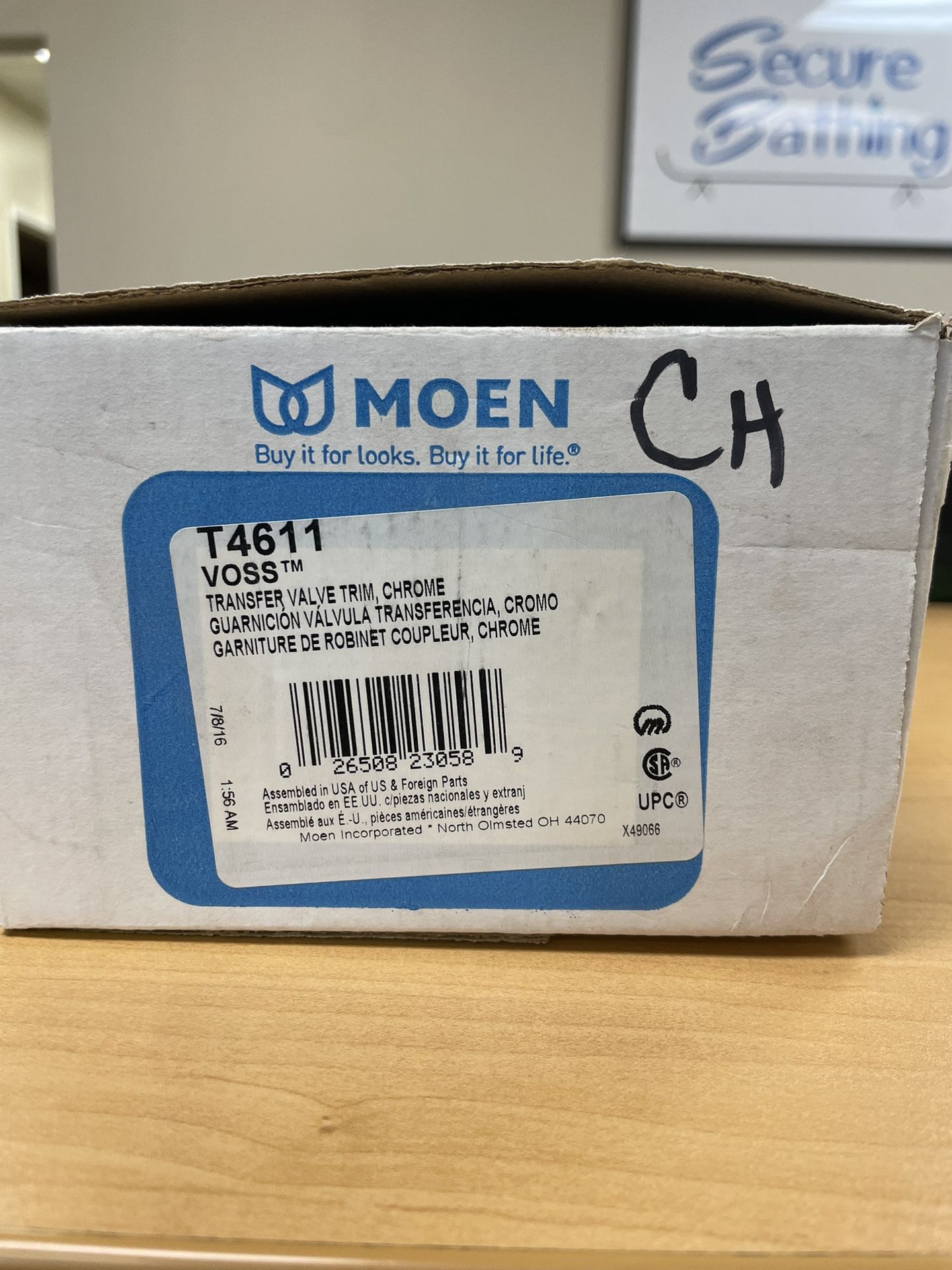 Moen Voss Transfer Valve Trim T4611