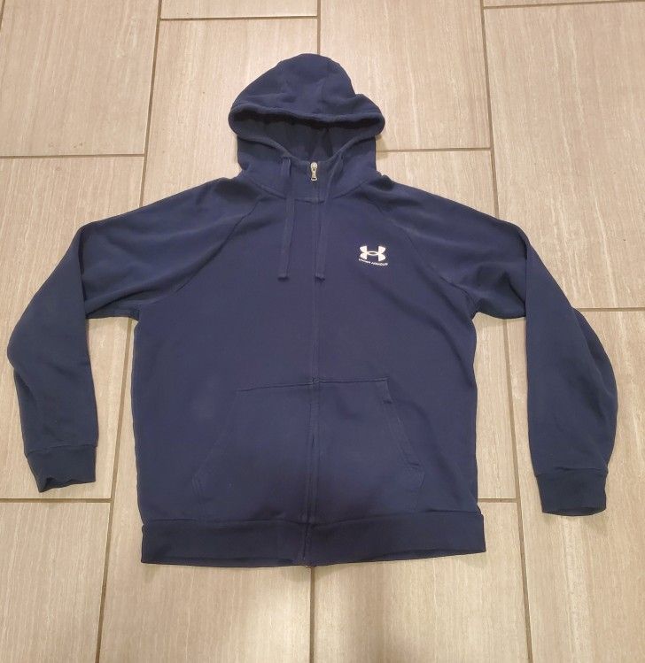 Under Armour Hoodie Men's Size Medium Zip Shirt Jacket