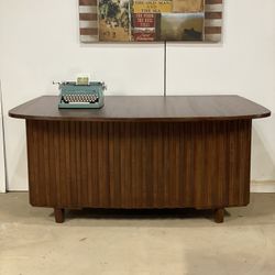 Madman Style Mid Century Modern Walnut Desk