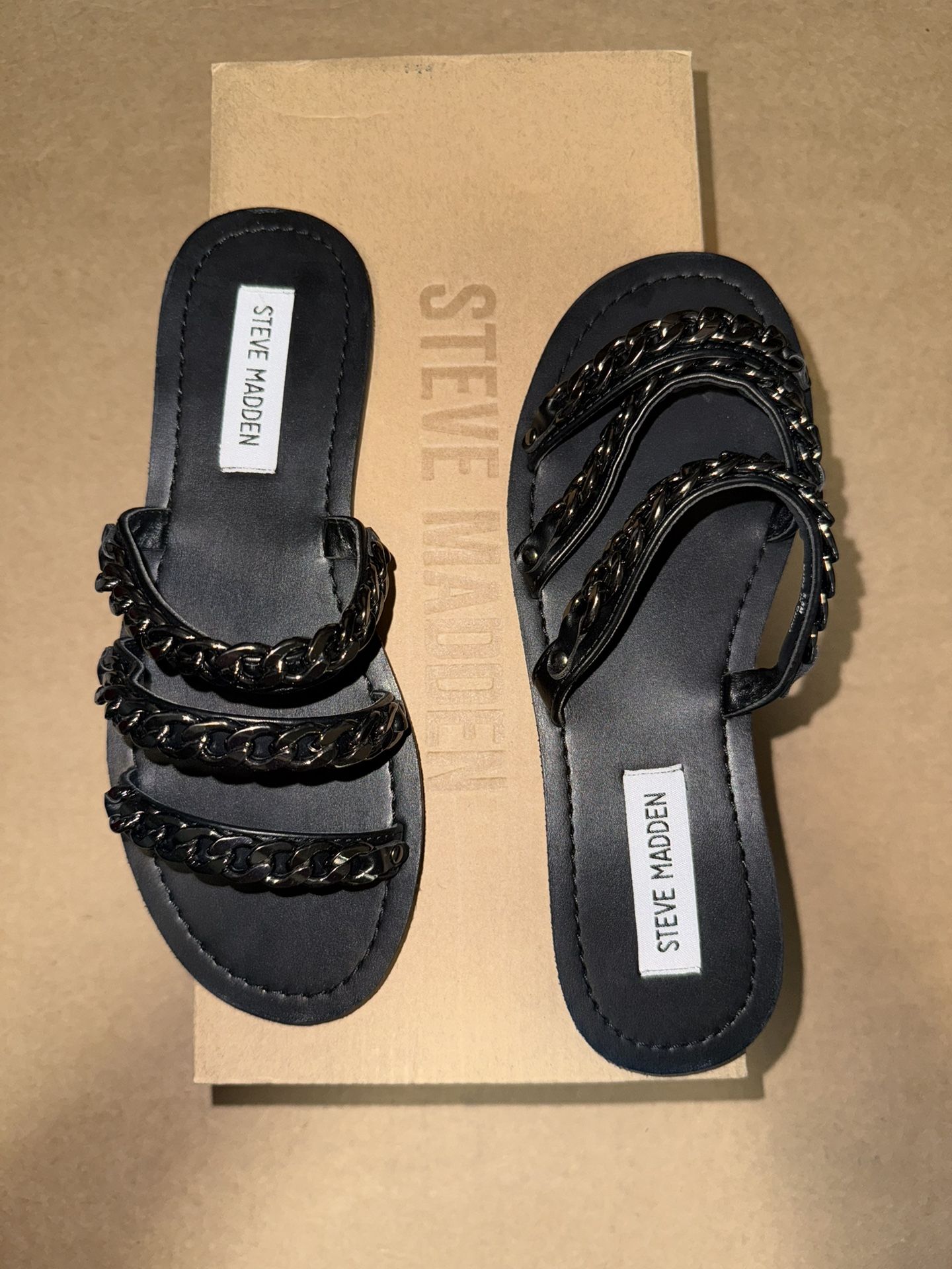 Steve Madden Edged Slide Sz 5.5