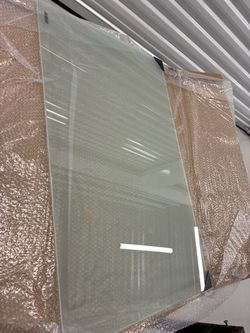 Large Clear Glass Panel 48”24”