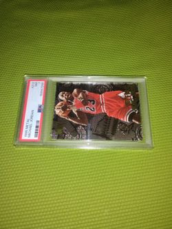 PSA Graded 1995 Michael Jordan Basketball Card #212 - Fleer Metal Nuts & Bolts