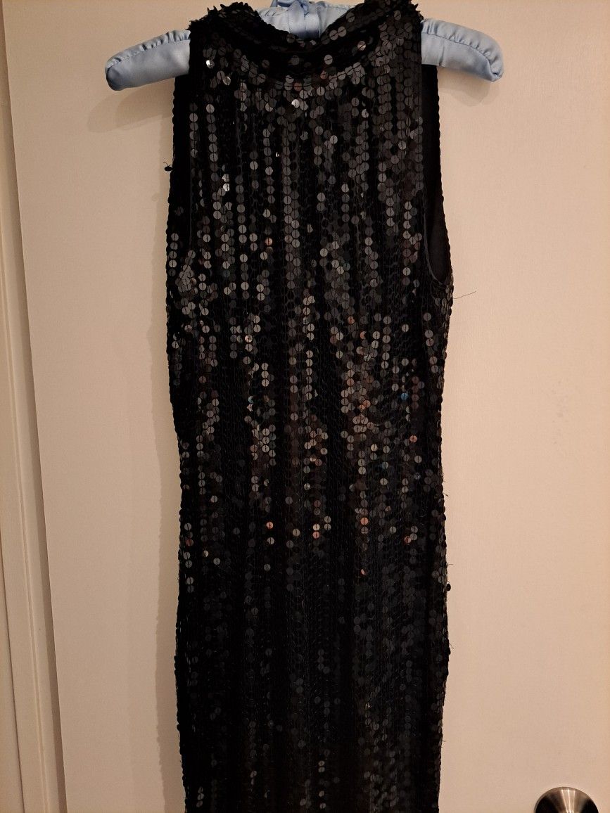 Vintage Rohfogali Black Sequin Dress