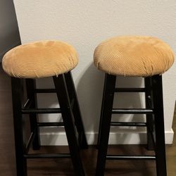 Five Counter Height Bar Stools