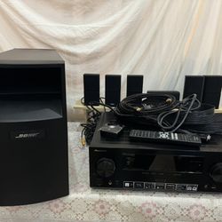 Bose Acoustimass 15  Home Theater Surround Sound + Pioneer Receiver