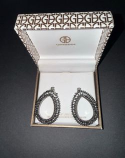 Giani Bernini Cubic Zirconia 925 Sterling Silver Teardrop Dangle Earrings
