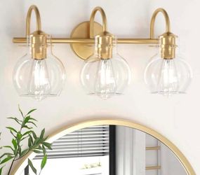 Gold vanity lights fixtures