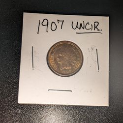 1907 Indian Head Penny With Some DDR