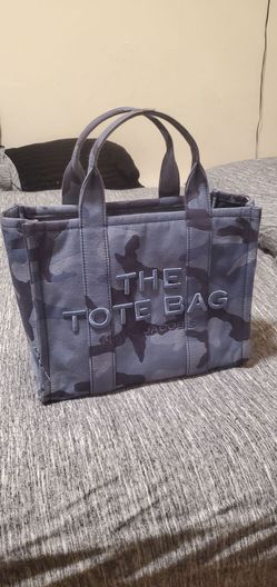Marc Jacobs The Camo Jacquard Medium Tote Bag in the "Blue Multi"