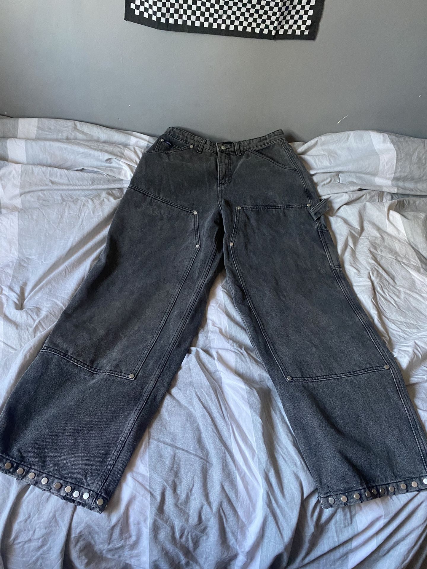 BASEMENT LA PANTS CARPENTER DOUBLE KNEE PANTS