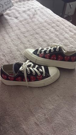 Converse x PLAY Comme des Garçons Chuck 70 Multi Heart in a size Men’s 3 / Women’s 5