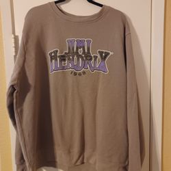 Jimi Hendrix Pull Over Sweatshirt XL NEW