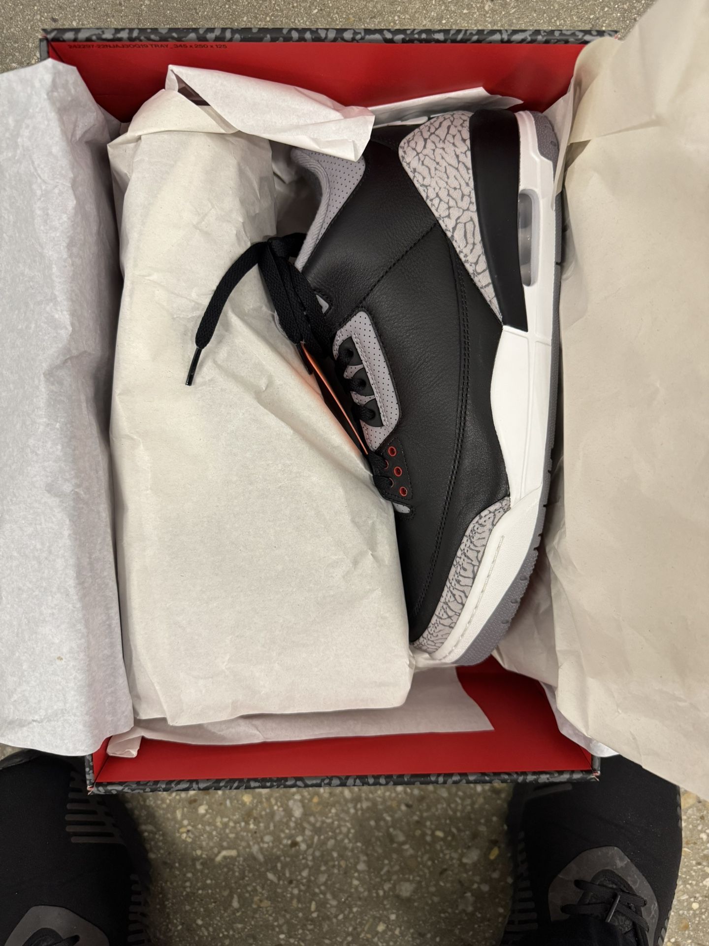 Last One For Sale 11.5 Air Jordan 3 Black Cement 2024