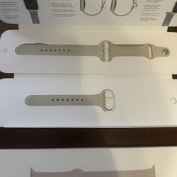 Apple Watch Series 7 Starlight Sport Band- NEW: No Watch Just Bands 