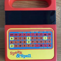 Speak and Spell - The Original Spelling Computer Game - NWOB
