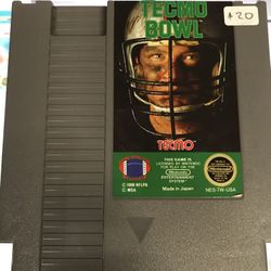 Tecmo Bowl Nes $20 Gamehogs 11am-7pm