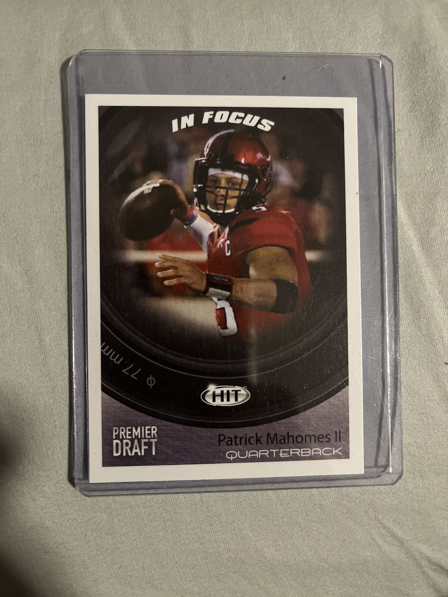 Patrick Mahomes Sage HIT Rookie In Focus