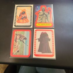 1977 Starwars Stickers