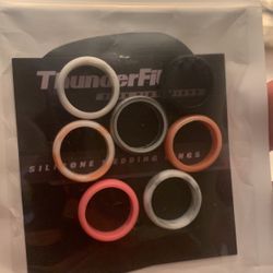 ThunderFit Silicone Wedding Bands for Women, Dome - 5.5mm Wide - 2mm Thick
