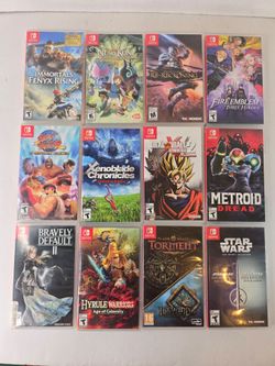 Nintendo Switch Games. See Description For Pricing And Availability