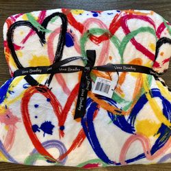 Vera Bradley Throw- Art Hearts