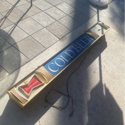 Rare Vintage Bow tie Budweiser Sign W/clock