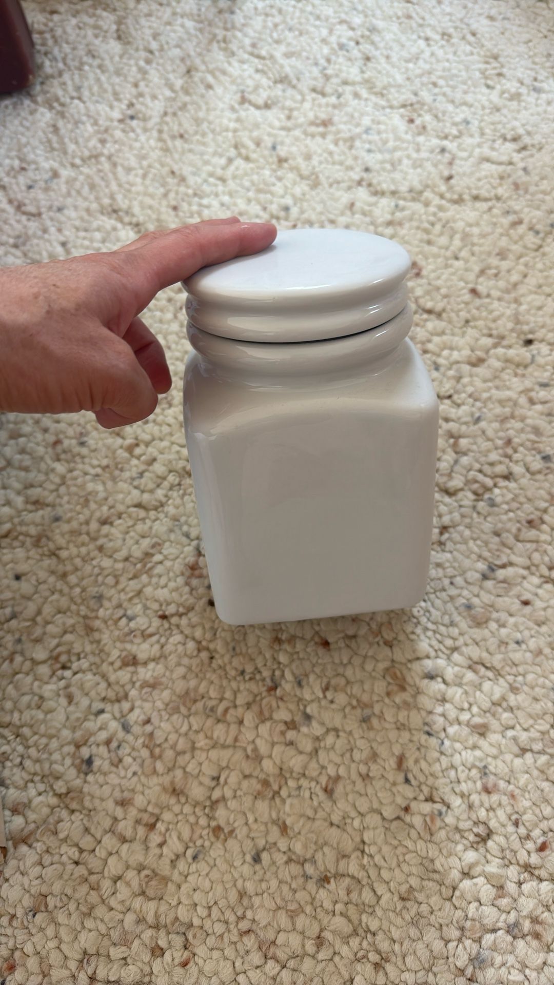 White Ceramic Containers