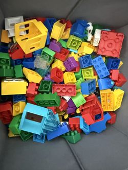 Lego Bricks And Board