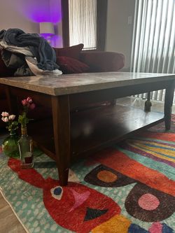 Large Granite Coffee Table