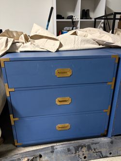 Vintage Dixie 3 Drawer Nightstand -Pair