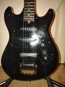 70's Thin Harmony Vintage Guitar EXC Pro fret-level setup Spa perfect now 99!!