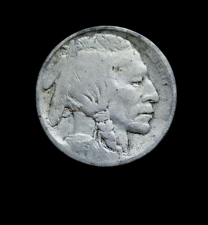 1913-D Buffalo Nickel, Type 1 (Mound Type), VF