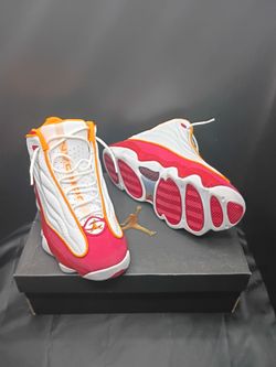 Size 10.5 Air Jordan 13 Retro pro strong White Cardinal Red Gold