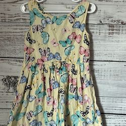 Yellow butterfly dress from H&M size 5-6