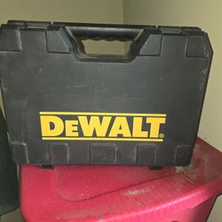 Dewalt Cordless Drill Case And Charger And Two Batteries