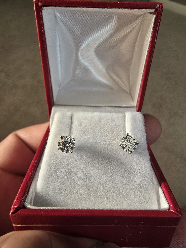 1.1 Carat Lab Grown Diamond Studs