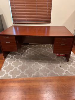 Cherry color desk