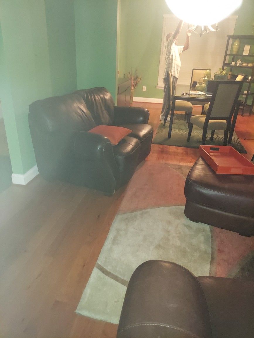 4 Piece Brown leather Furniture