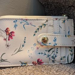 Small Floral Wallet Women 
