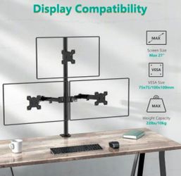 Monitor Desk Mount, Fully Adjustable