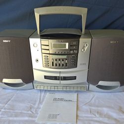 SONY Portable Stereo System Model CFD-ZW700