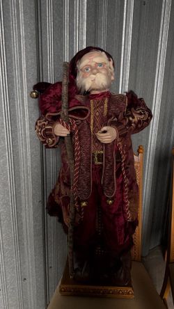 Christmas! Big Santa on a Stand