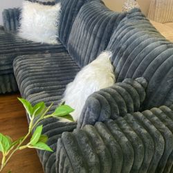 Dark Gray Sectional 