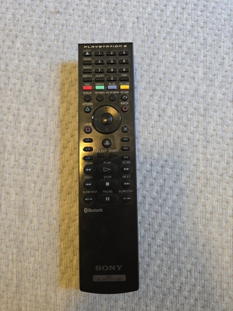 Genuine Sony PS3 BD Playstation 3 Media Blu-Ray Disc OEM Remote Control CECHZR1U