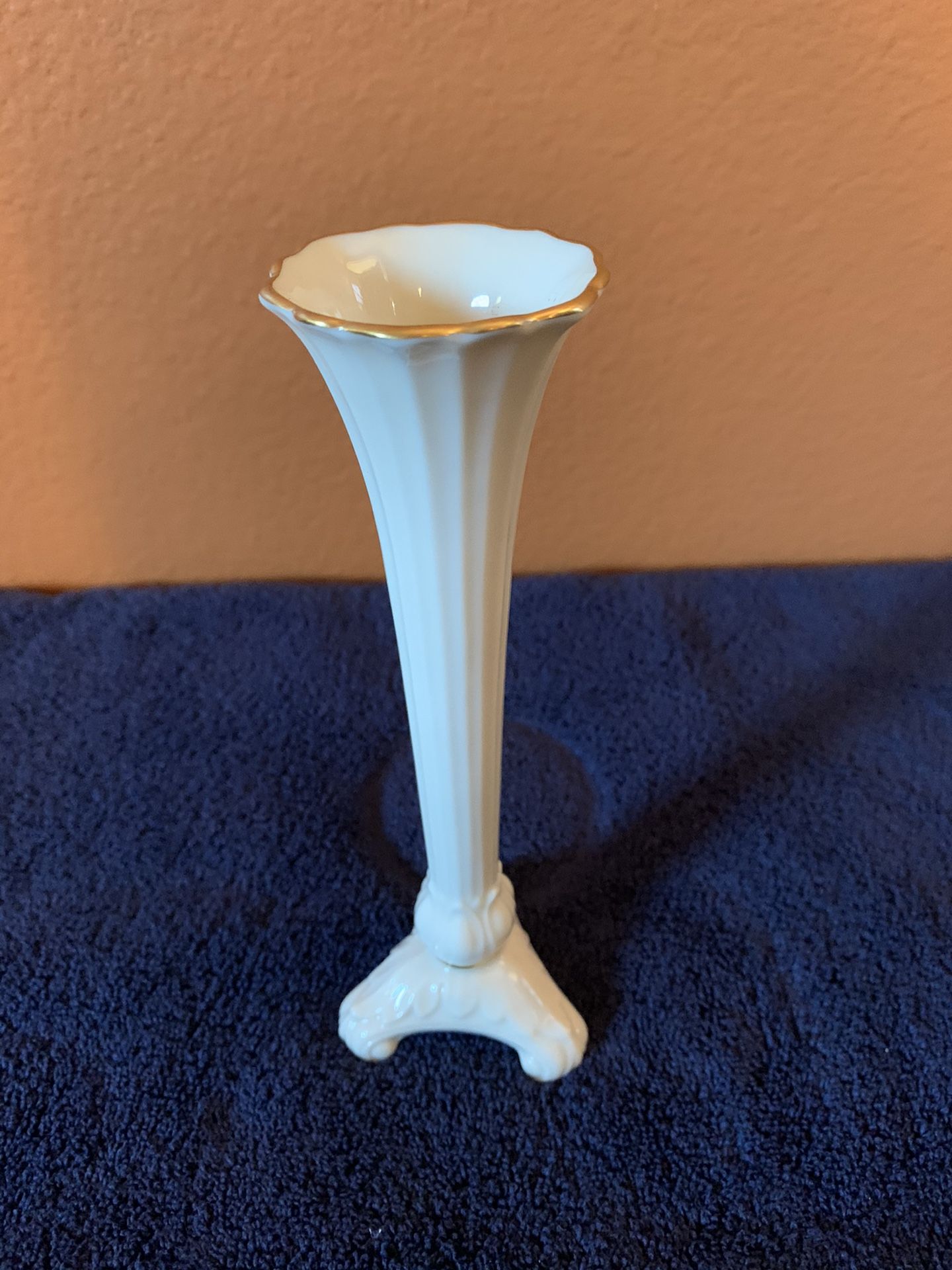 Lenox Trumpet Fluted Bud Vase