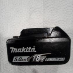 Makita 5.0AH 18 V Lithium Ion Battery 