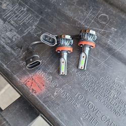 Brand New Led Headlight Bulbs H11 8000k Ice Blue Color 