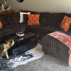 Brown Sectional Couch