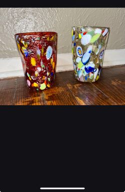Murano Glass Set Of 2