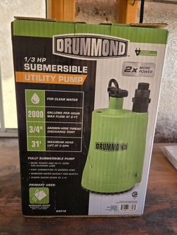 Drummond 1/3HP Utility Pump